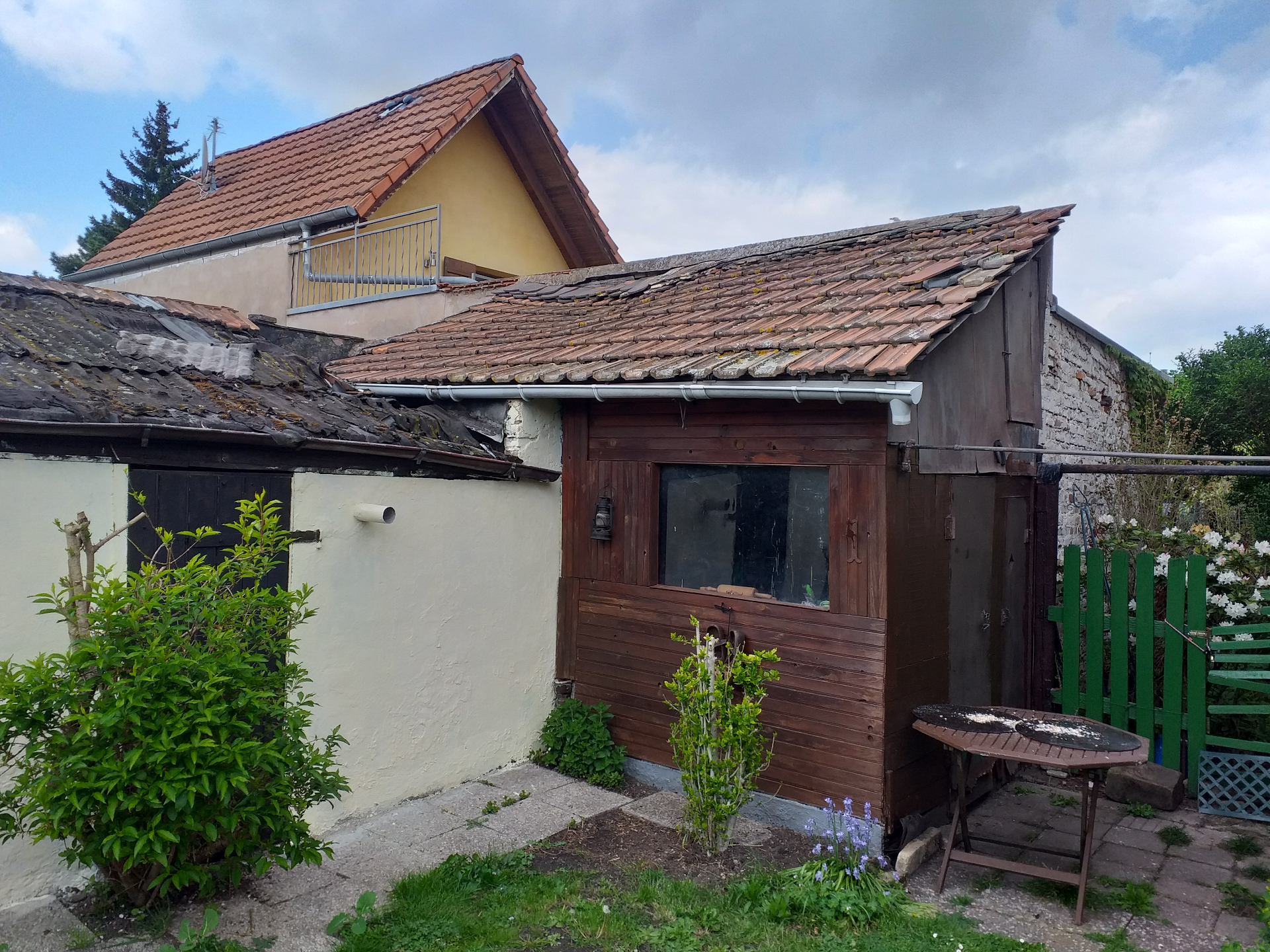 Réfection toiture annexe avant